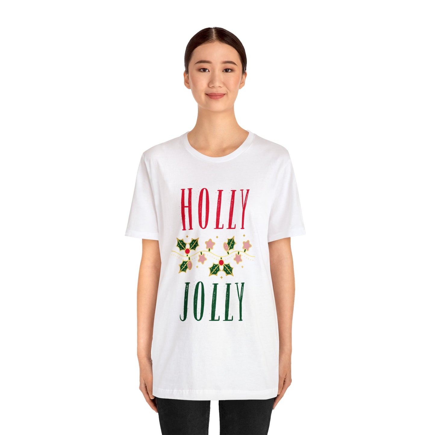 Holly Jolly Unisex Jersey Short Sleeve Tee