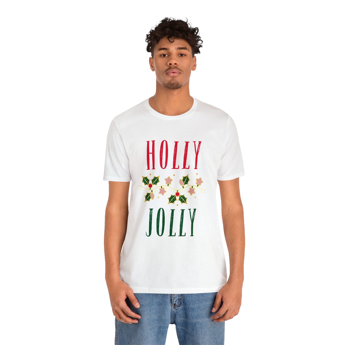 Holly Jolly Unisex Jersey Short Sleeve Tee