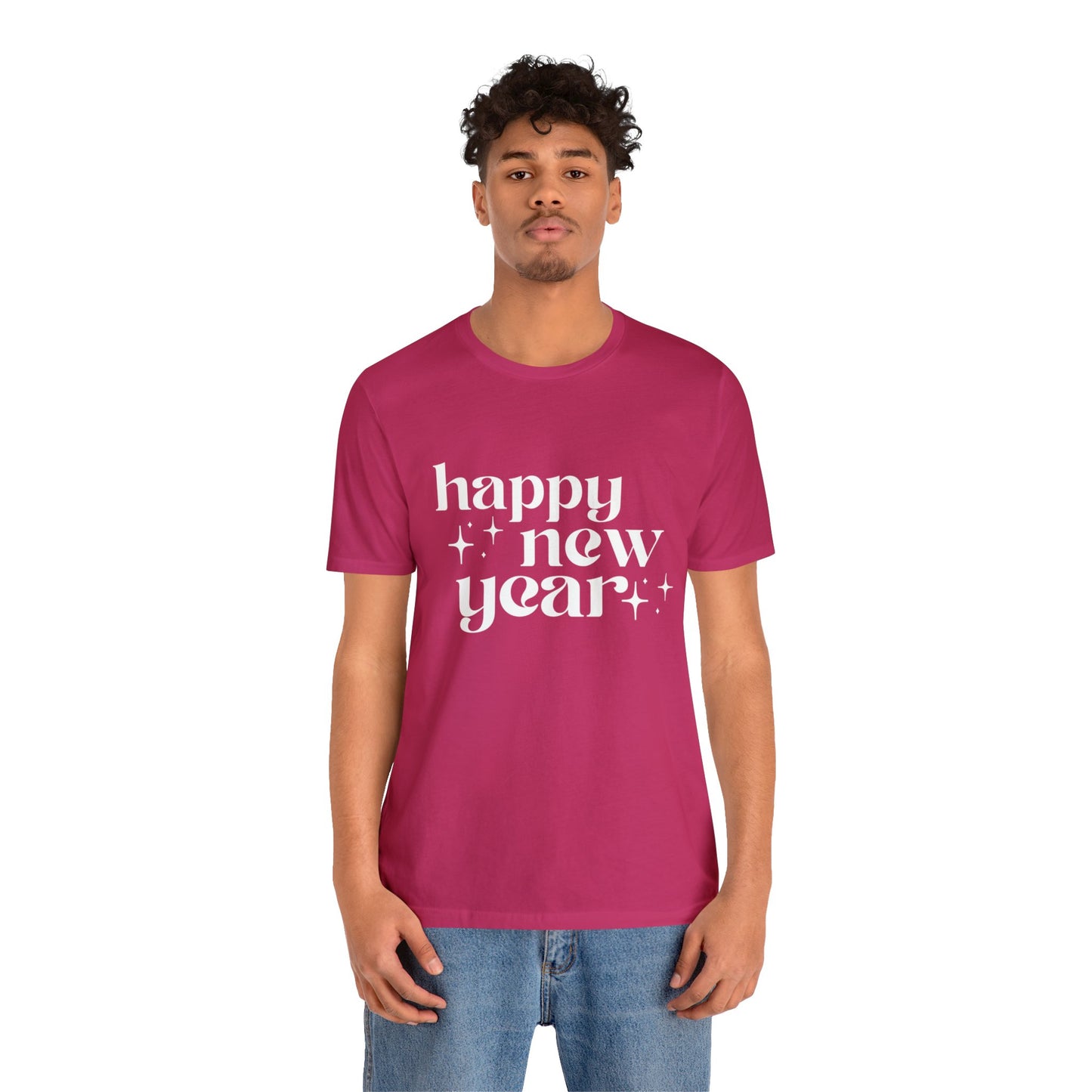 Happy New Year Unisex Jersey Short Sleeve Tee