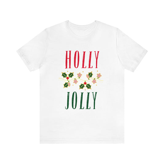 Holly Jolly Unisex Jersey Short Sleeve Tee