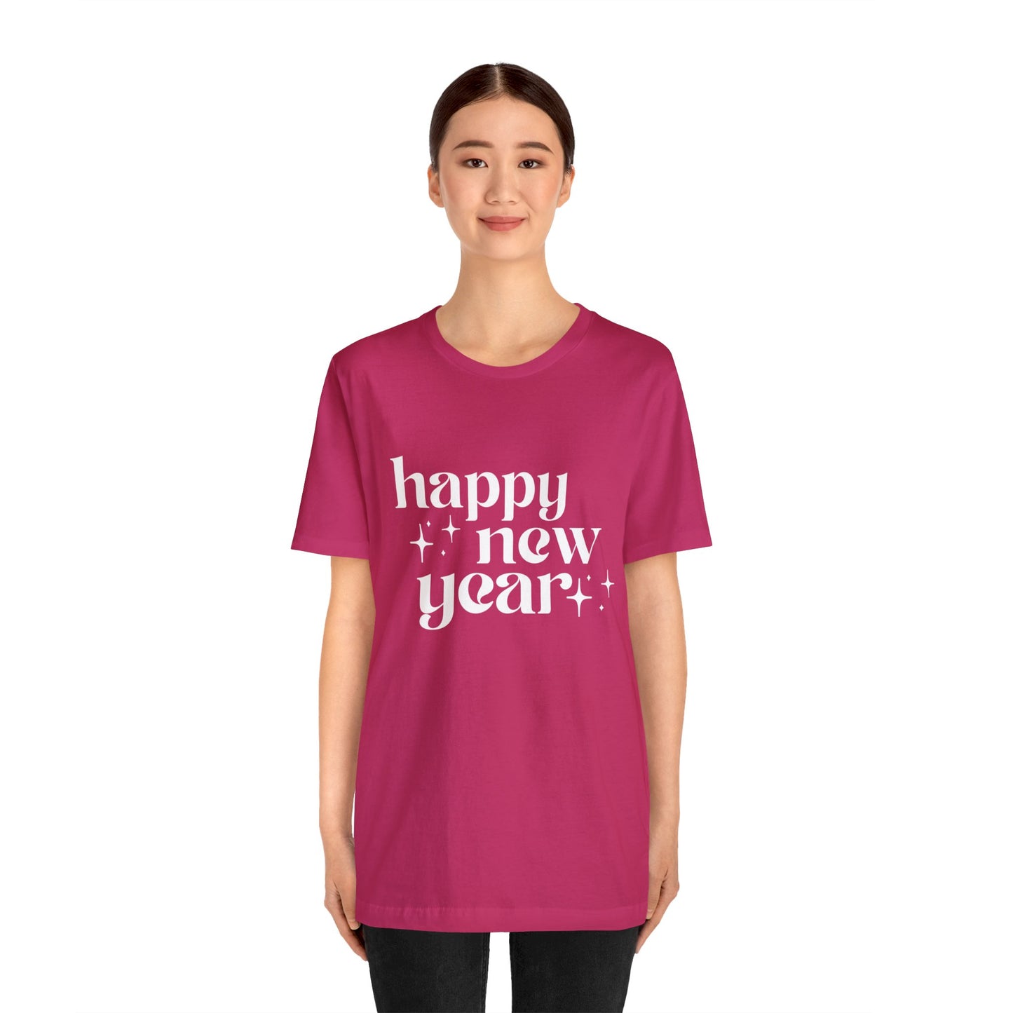 Happy New Year Unisex Jersey Short Sleeve Tee