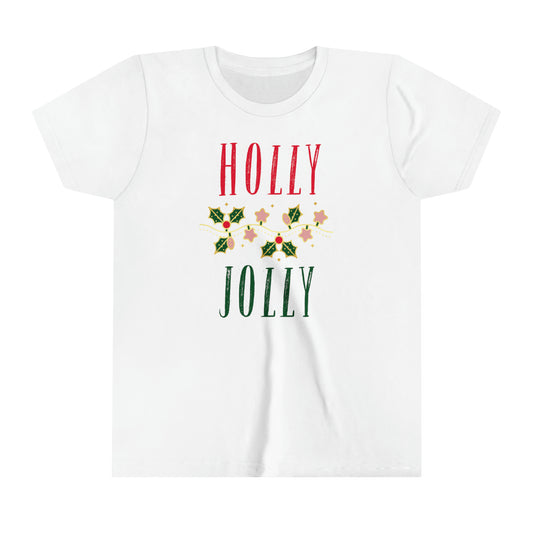 Holly Jolly Youth Short Sleeve Tee